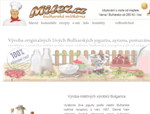 Tablet Screenshot of milex.cz